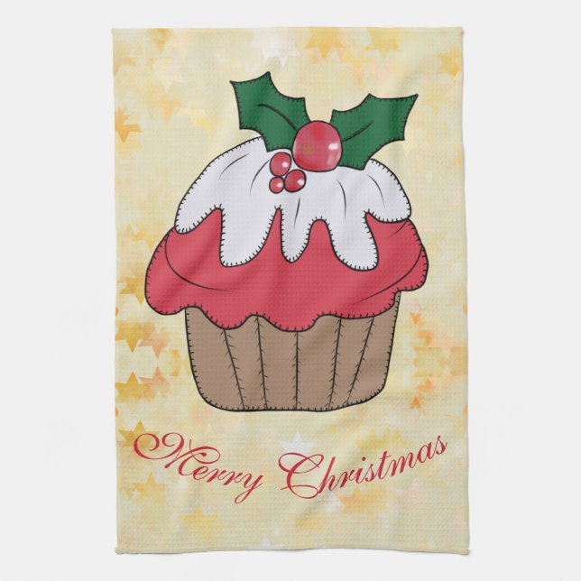 Linge De Cuisine Muffin de Noël (Vertical)