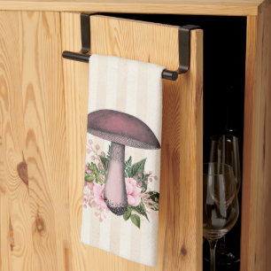 Linge De Cuisine Mushroom et compilation florale
