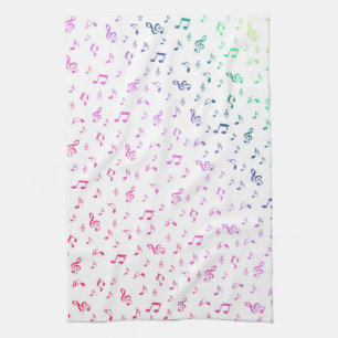 Linge De Cuisine musique, musical, note, mélodie, noir, son, clef,
