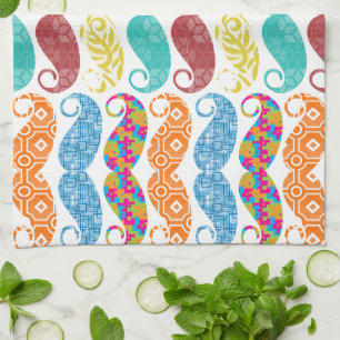 Linge De Cuisine Mustache M. Hipster Vintage Retro