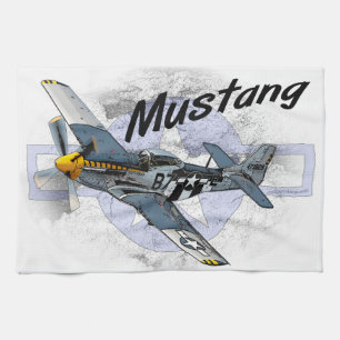 Linge De Cuisine Mustang P51