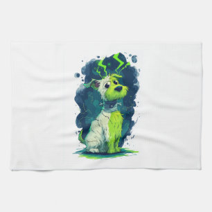 Linge De Cuisine Mutt Monstre - Chien de Halloween Mignon