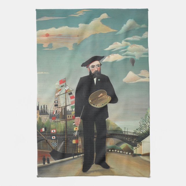 Linge De Cuisine Myself: Portrait – Landscape, Henri Rousseau 1890 (Vertical)