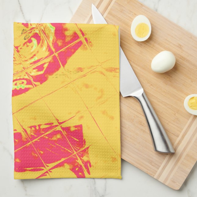 Linge De Cuisine Nakupenda - I Love U Swahili Mot Texte Signifiant  (Quart Plié)