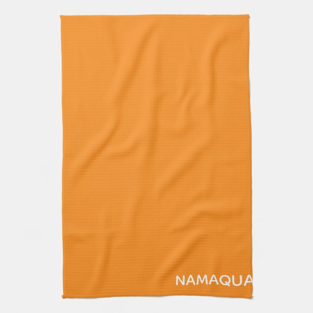 Linge De Cuisine Namaqua orange nom de la couleur (Vertical)