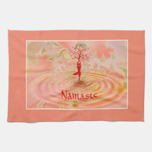 Linge De Cuisine Namaste Citation Arbre de vie Zen Yoga Zen