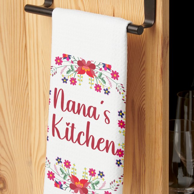 Linge De Cuisine Nana's Kitchen Floral (Créateur téléchargé)