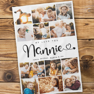 Linge De Cuisine Nannie We Lots Hearts Modern Photo Collage
