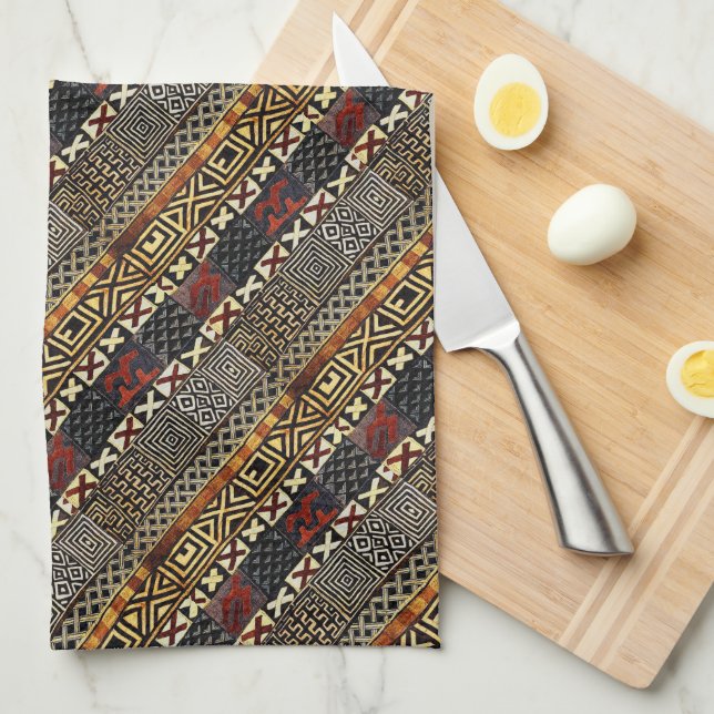 Linge De Cuisine Nappe en tissu Kuba (Quart Plié)
