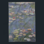 Linge De Cuisine Nappes D'Eau<br><div class="desc">Water Lys by Claude Monet 1916 serviette de cuisine</div>
