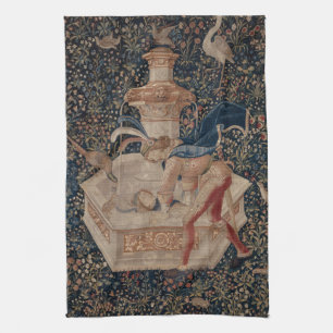 Linge De Cuisine Narcisse au Puits, Tapisserie Médiévale