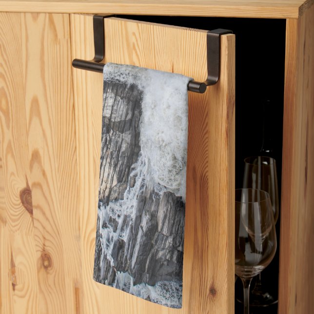 Linge De Cuisine Nature canadienne, Chute d'eau Athabasca Falls (Pliage en tiers)