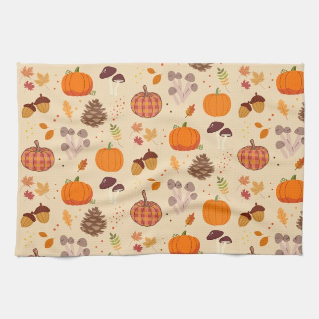 Linge De Cuisine Nature d'automne (Horizontal)