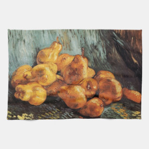 Linge De Cuisine Nature morte aux poires de coings par Vincent van