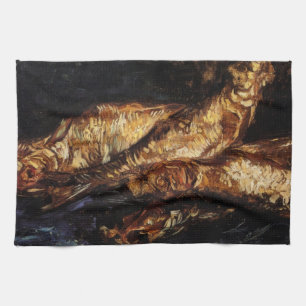 Linge De Cuisine Nature morte avec bloaters par Vincent van Gogh