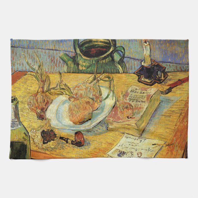 Linge De Cuisine Nature morte avec planche à dessin par Vincent van (Horizontal)