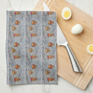 Linge De Cuisine Nature morte, techniques mixtes