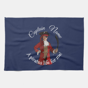 Linge De Cuisine Nautical Blue Boy Party Pirate