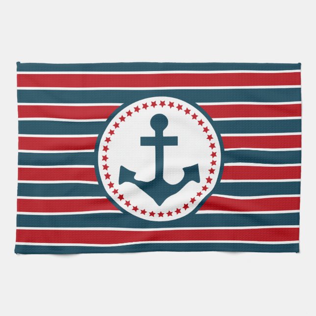 Linge De Cuisine Nautical design (Horizontal)