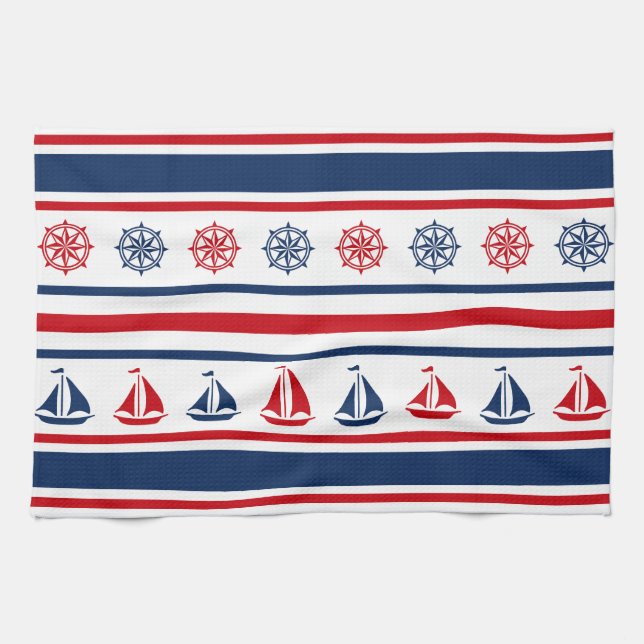 Linge De Cuisine Nautical design (Horizontal)