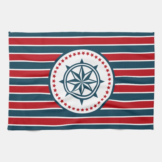 Linge De Cuisine Nautical design (Horizontal)