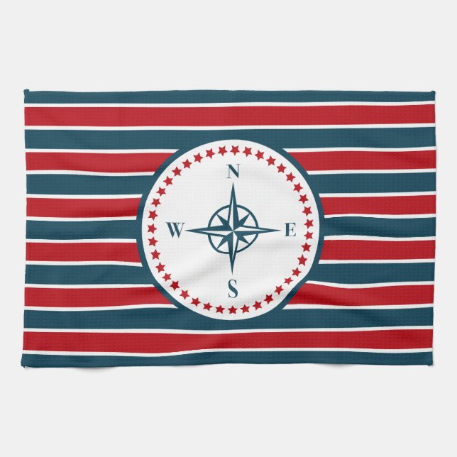 Linge De Cuisine Nautical design (Horizontal)