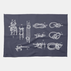 Linge De Cuisine Nautical knots