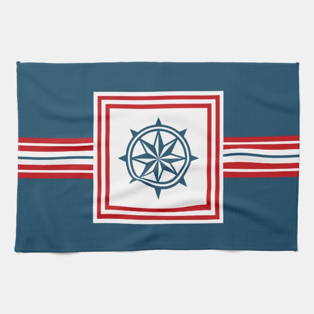 Linge De Cuisine Nautical themed design (Horizontal)