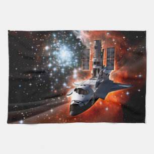 Linge De Cuisine Navette spatiale Atlantis Télescope spatial Hubble