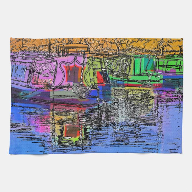 LINGE DE CUISINE NAVIRES (Horizontal)