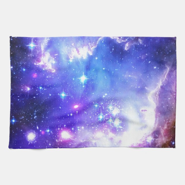 Linge De Cuisine Nebula bleue (Horizontal)
