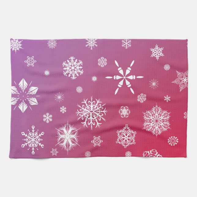 Linge De Cuisine Neige tombante (Horizontal)