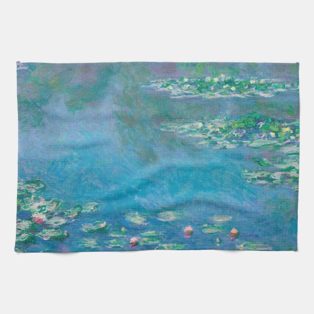 Linge De Cuisine Nénuphars de Claude Monet Fine Art Painting (Horizontal)