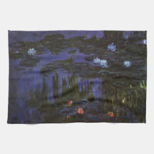 Linge De Cuisine Nénuphars de Claude Monet, Impressionnisme Vintage