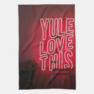 Linge De Cuisine Neon red Yule Love Cette cuisine