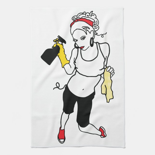 Linge De Cuisine nettoyage à chaîne (Vertical)