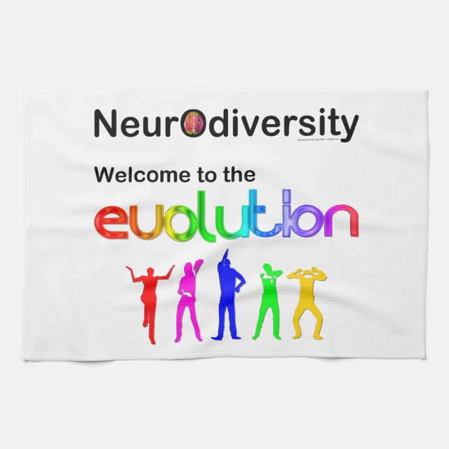 Linge De Cuisine Neurodiversité Bienvenue dans l'Évolution (Horizontal)