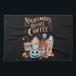 Linge De Cuisine Nightmare avant café Citrouille épice Halloween<br><div class="desc">Nightmare avant café Citrouille épice Halloween</div>