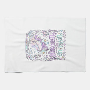 Linge De Cuisine Niveau de licorne monte comme une licorne adorable