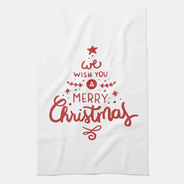 Linge De Cuisine Noël  (Vertical)