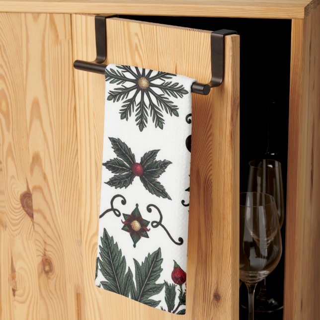 Linge De Cuisine Noël (Pliage en tiers)