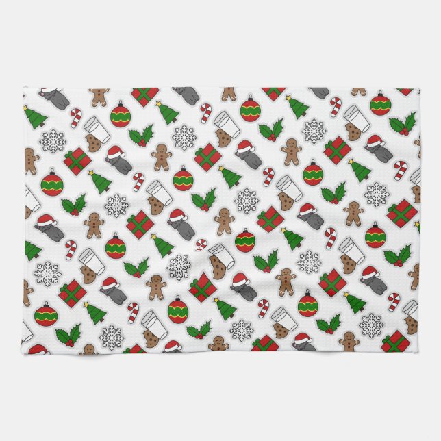 Linge De Cuisine Noël (Horizontal)