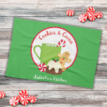 LINGE DE CUISINE NOËL CUITS ET CACAO<br><div class="desc">cookies de Noël rouges et collection de cacao</div>