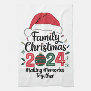 Linge De Cuisine Noël de famille 2024 Rassembler les souvenirs