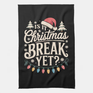Linge De Cuisine Noël drôle Est-ce déjà les vacances de Noël profes