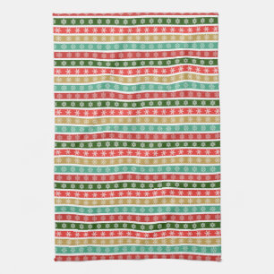 Linge De Cuisine Noël Festif motifs et couleurs