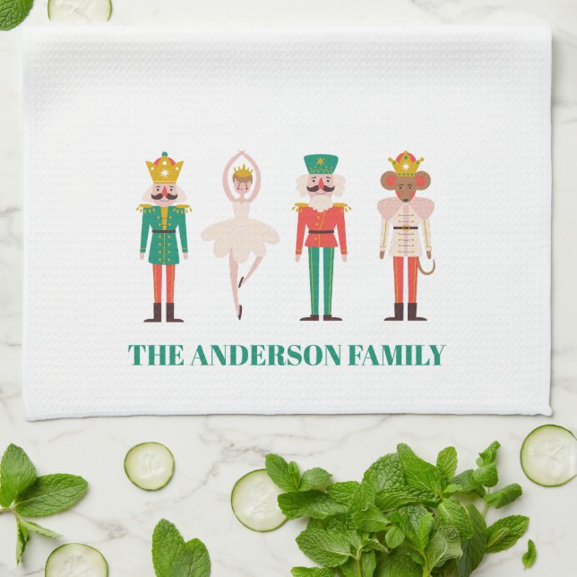 Linge De Cuisine Noël Festif Noisette Noël (Plié)