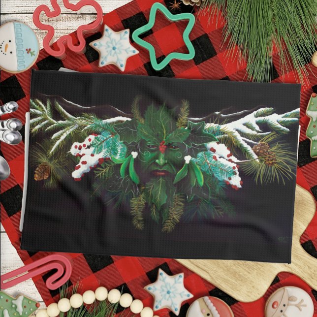 Linge De Cuisine Noël Homme vert (Créateur téléchargé)