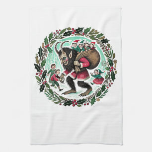 Linge De Cuisine Noël Krampus