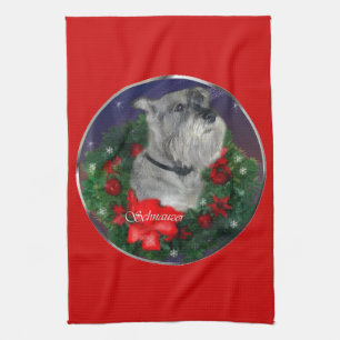 Linge De Cuisine Noël Schnauzer Standard